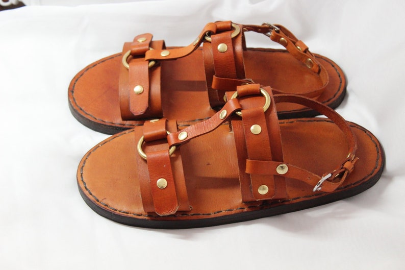 Veg Tan Leather Sandals image 3