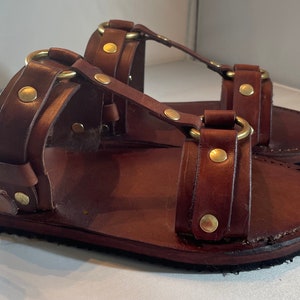 Veg Tan Leather Sandals image 4