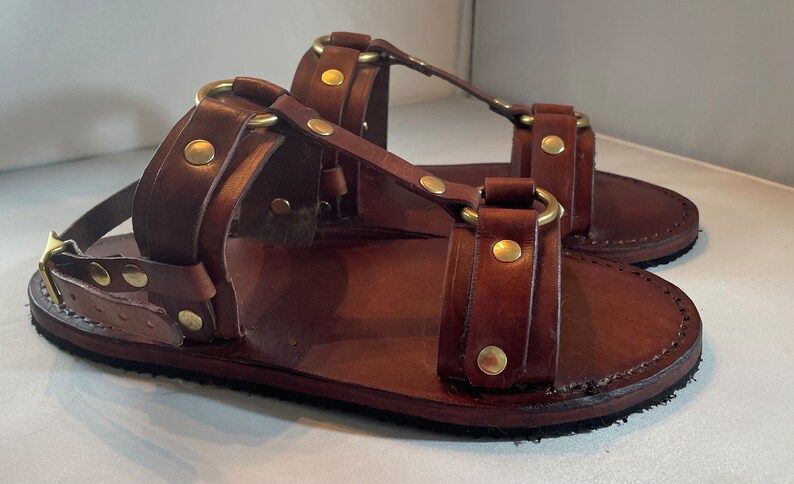 Veg Tan Leather Sandals image 4