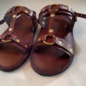 Veg Tan Leather Sandals image 5