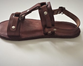 Veg Tan Leather Sandals