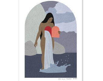 Giclee art print - The Source - Limited edition 13x18cm