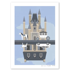 Illustration art print - The Waterfall - 13x18 cm - Limited edition