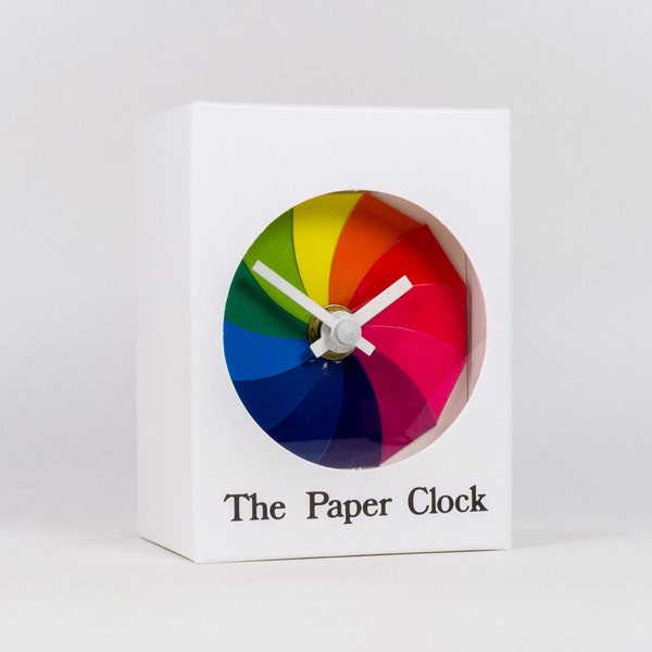 Paper Clock Etsy