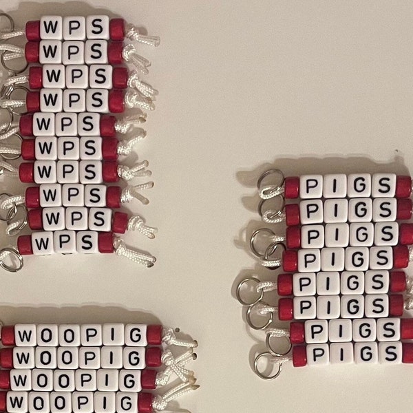 Arkansas Razorback Themed Keychains