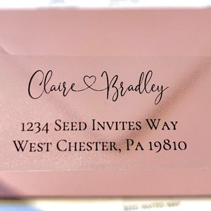 Return Address Labels, Guest Address Sticker, Custom Address Labels, Wedding Address Label, Personalized Address Label, Clear Address Label