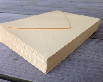 50 Gold Shimmer Envelopes, A7 Envelopes 5x7, Paper Source Euro Flap Envelope, Wedding Invitation Envelopes