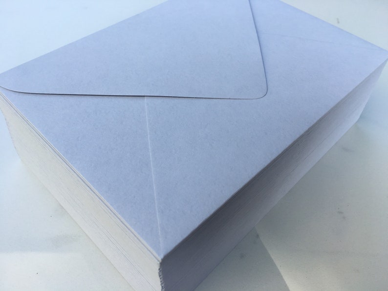 25 5x7 Grey A7 Envelopes Super Thick Invitation Envelopes Etsy