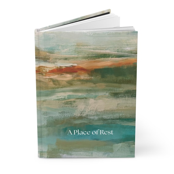 A Place of Rest Journal | hardcover matte abstract landscape