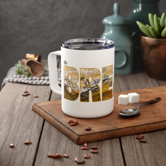 Dreamscape Letter Art insulated mug | 10oz travel mug