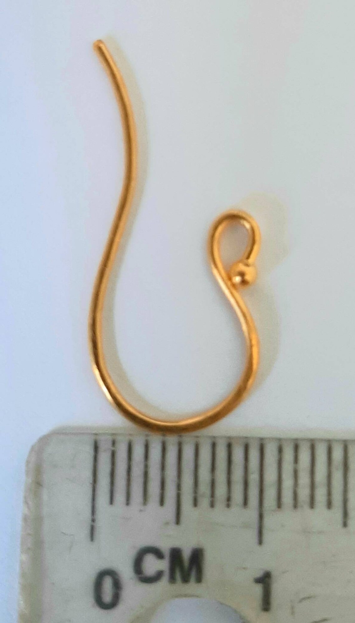 solid gold earring wires