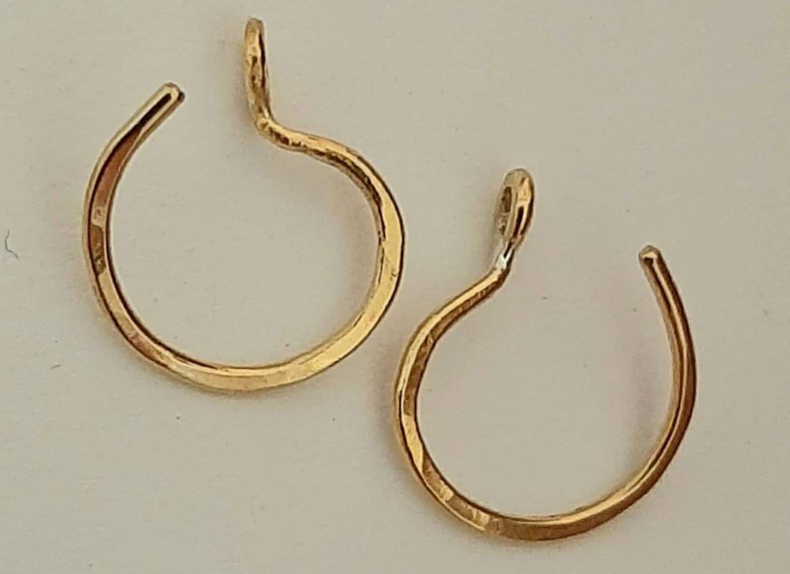24K Solid Gold Baby Earrings...or Tiniest of 24K Pure Gold Etsy UK