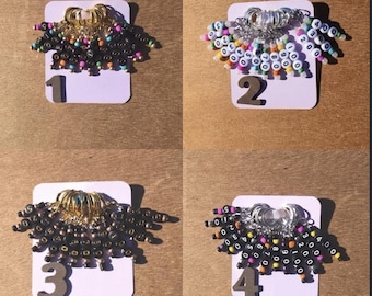 Numbered Knit and Crochet Row Counters • Custom Stitch Markers 1-4 • Progress Trackers for Chains, Repeats & Rounds • Fiber Art Notions