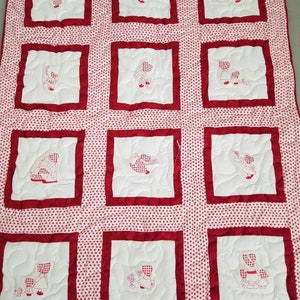 Sunbonnet Sue 41x53 Baby / Kids Quilt