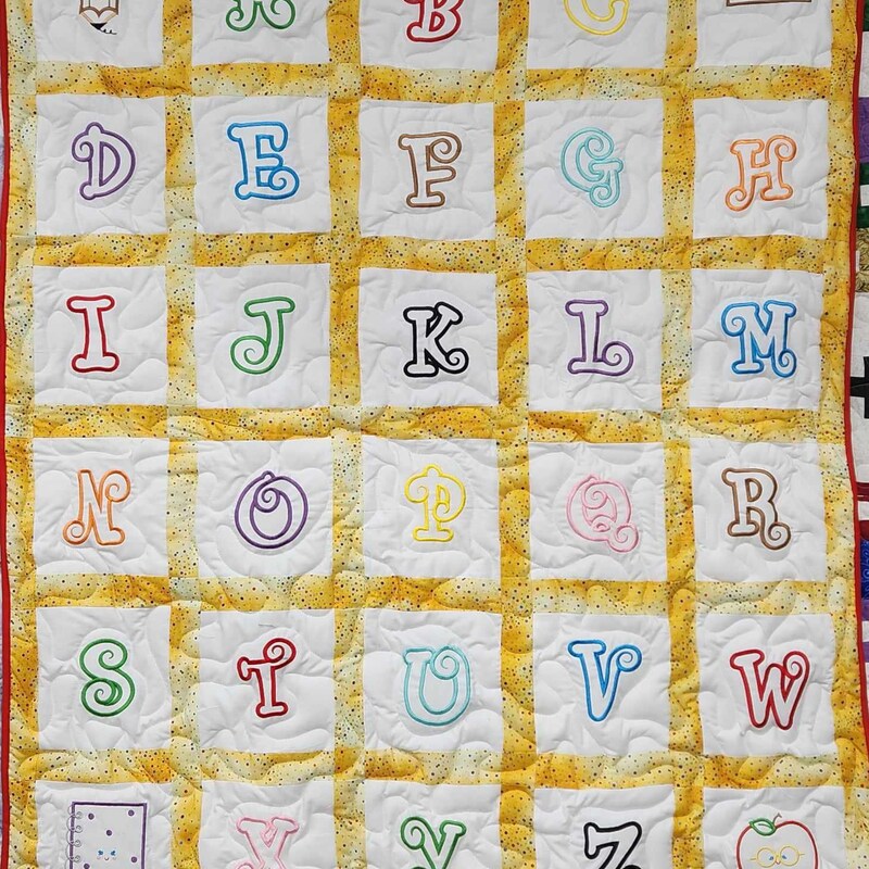 Alphabet Quilt - Etsy