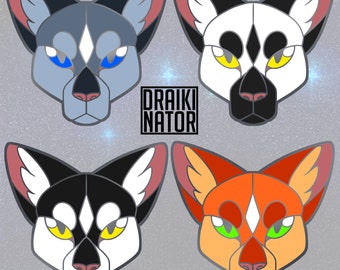 PREORDERS: Starclan's Chosen Enamel Pins