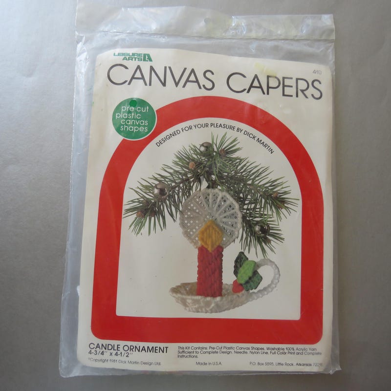 Vintage Canvas Capers Kit - Etsy