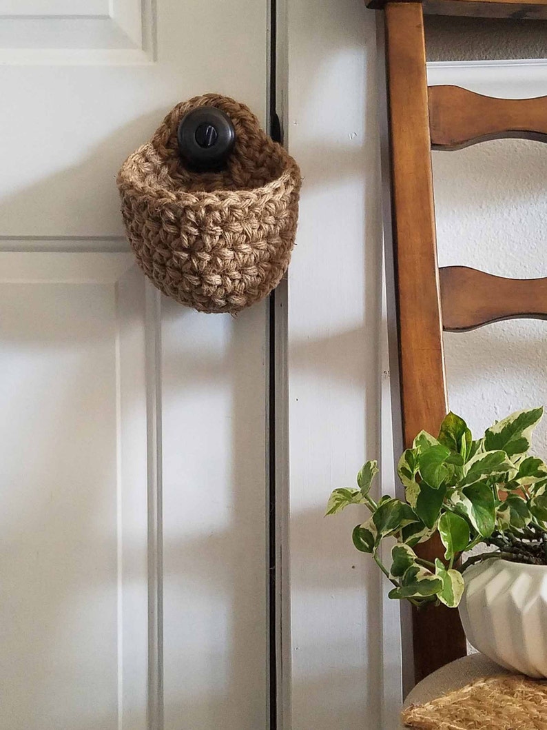 Nautical Boat House Decor Door Knob Basket Storage for Keys Etsy