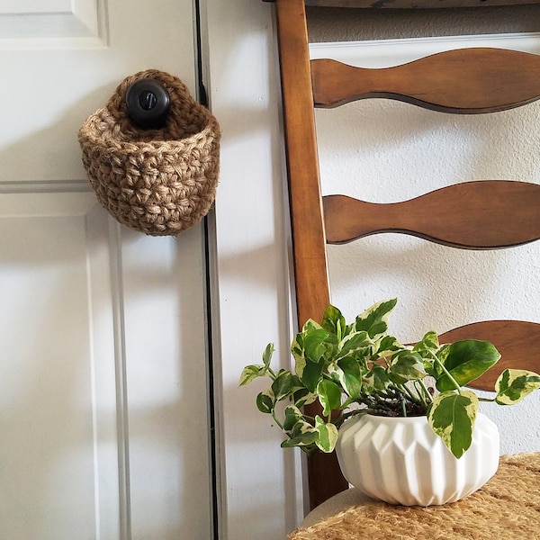 Door Knob Basket Etsy