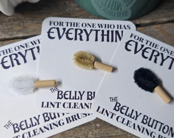 Belly Button Lint Cleaner Brush | Stocking Stuffer Gag Gift | Novelty, Practical Joke, Humor & Prank // Christmas Stocking Stuffer Filler