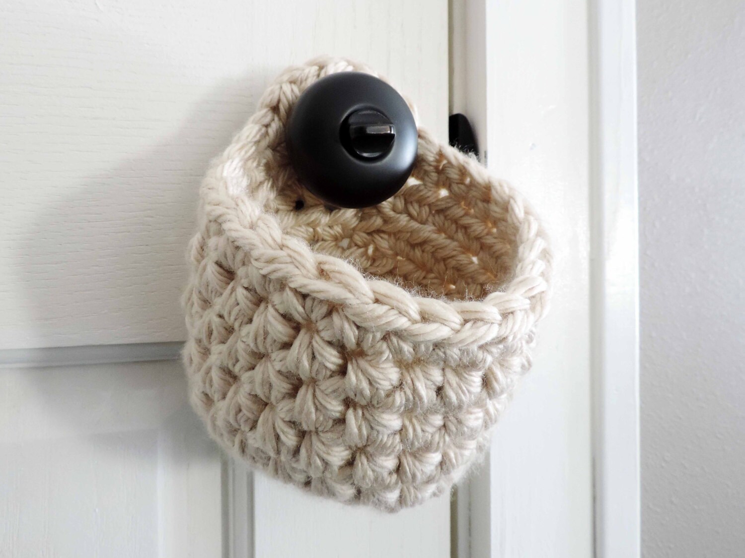 Cesta colgante para perillas de la puerta bolsa de | Etsy