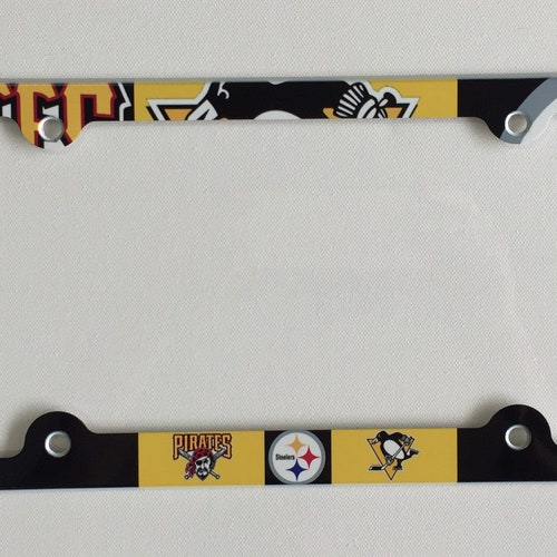 Pittsburgh Sport Teams License Plate Frame Decorative Plate Etsy