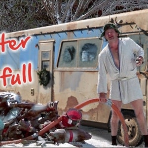 Cousin de vacances de Noël Eddie RV nouveauté plaque d'immatriculation avant Oncle Eddie RV shitter était plein