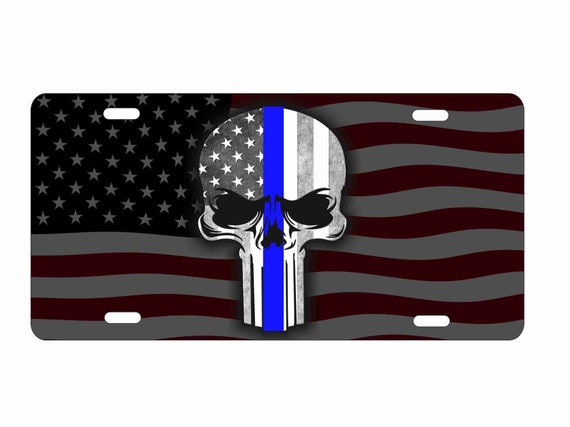thumbnail image 2 of Metal Skull In Fire Personalized Novelty License Plate 2 of 10