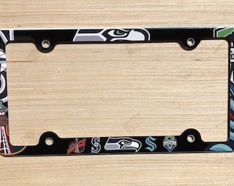 Seatle sport teams License Plate Frame Decorative License Plate Holder