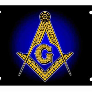 Masonic Freemason Personalized Custom Novelty front License Plate decorative vanity car tag