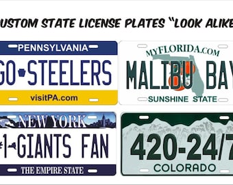 Custom Novelty front License Plate Any State vanity Decorative front Automotive Plate