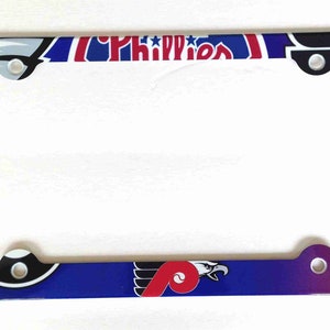 Moldura para placa de carro de times esportivos da Filadélfia, suporte decorativo para placa