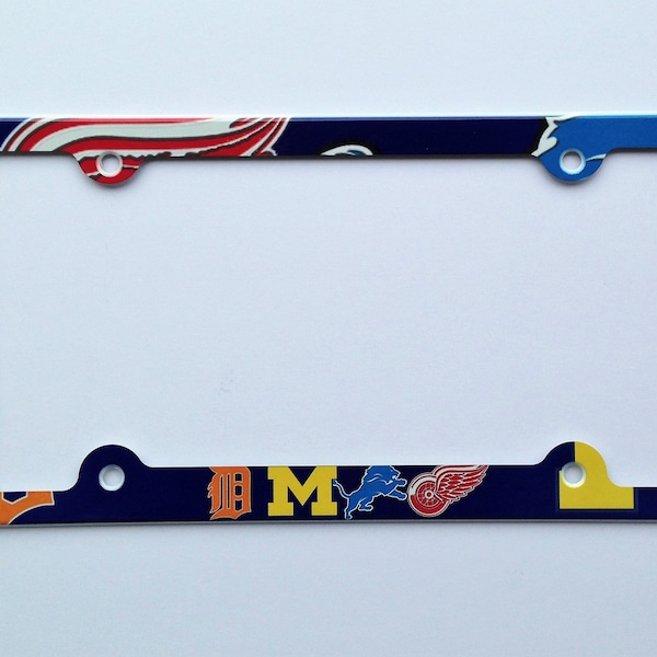 Detroit License Plate Frame Etsy