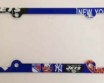 New York sport teams License plate frame Decorative Plate Holder Jets