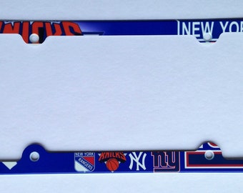 New York sport teams License plate frame Decorative Plate Holder Giants