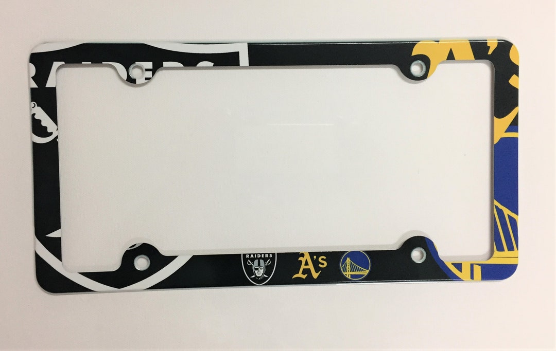 Oakland Sport Teams License Plate Frame Decorative License Etsy