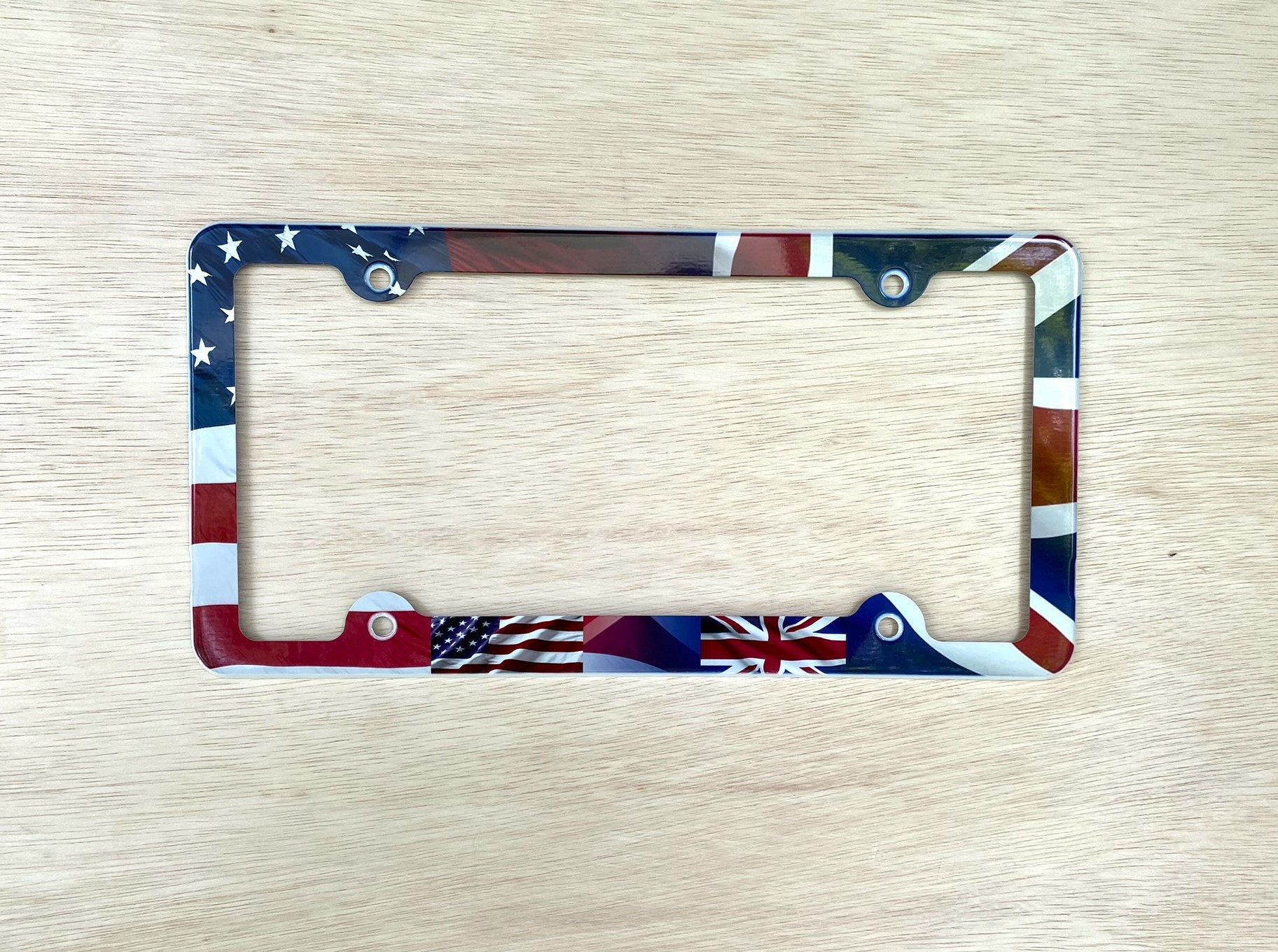 Custom Great Britain License Plate With Frame – Up To 9 Characters, Union Jack Design - View #10