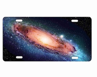 space galaxy personalized customized novelty front license plate