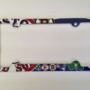 Boston Sport Stickers Nummernschildhalter Dekorativer Schildhalter