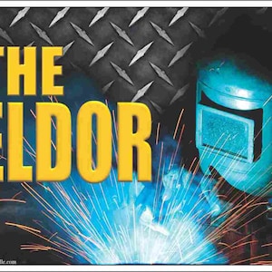 Weldor Personalized Custom novelty front License Plate Welder Decorative vanity car tag