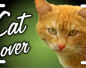 Cat Lover Personalized Custom novelty vanity front License Plate