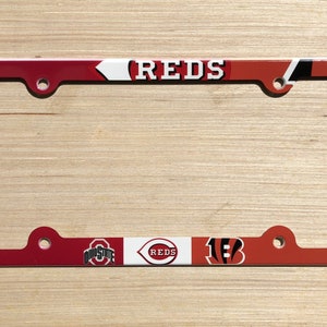 Cincinnati Ohio sport teams License Plate Frame Decorative License Plate Holder