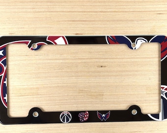 Washington Sports Teams Aluminum License Plate Frame