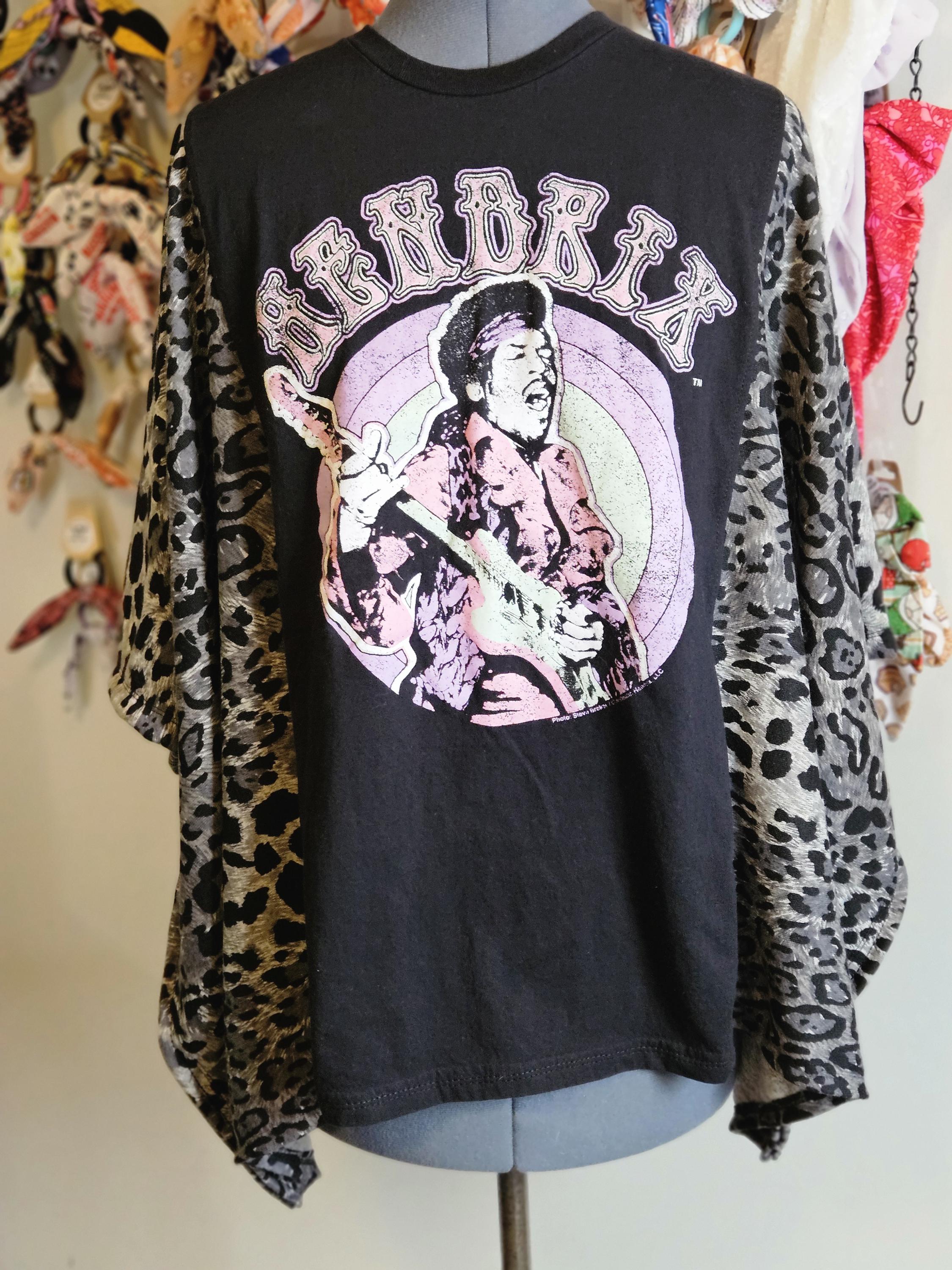 Band Tee With Flowy Sleeves - Etsy