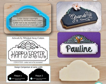 Place Card Plaque 1 and Theme Plaque 1 Designed by The Painted Pastry - *Guideline Sketch To Print Below*
