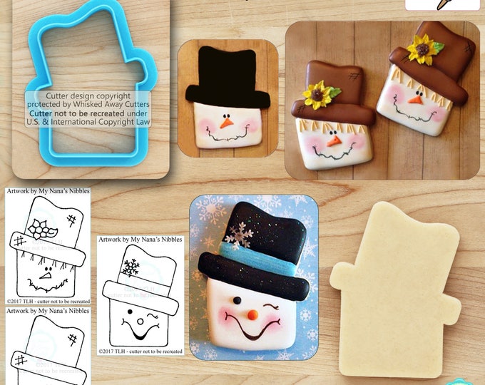 Scarecrow Cutter & Snowman Cutter Designed by My Nana's Etsy