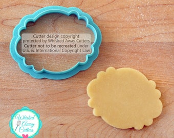 The Trinnie Plaque Cookie Cutter and Fondant Cutter