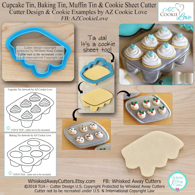 Cupcake Tin Cutter Baking Tin Cutter Muffin Tin Cutter & Etsy