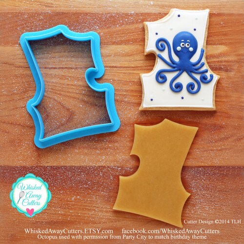 The Trinnie Plaque Cookie Cutter and Fondant Cutter Etsy