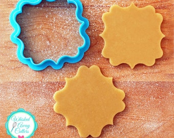 The Maryann Squared Cookie Cutter - Five Sizes - Blue